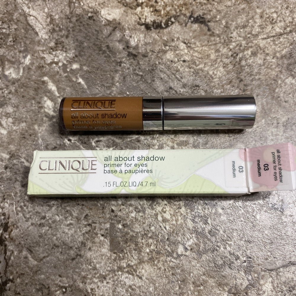 Clinique All About Shadow‎ Primer For Eyes 03 Medium - Size 0.15 Oz. / 4.7mL